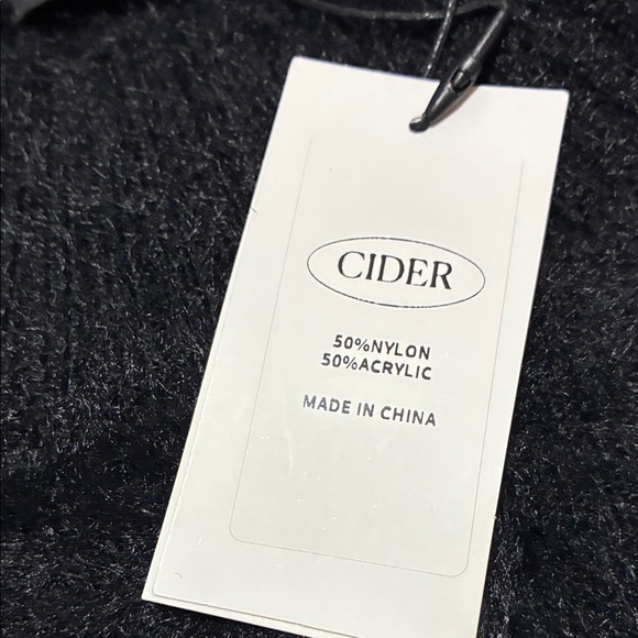 Cider Black Sweater with Mushrooms - Picture 3 of 5